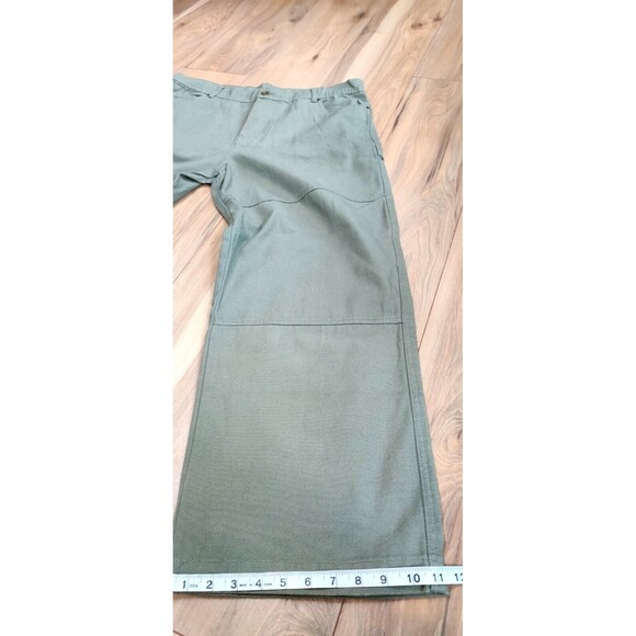 Vtg‎ No Boundaries Pants Men's 38X31 Green Double Knee Workwear Baggy Skater Y2K - Picture 11 of 13